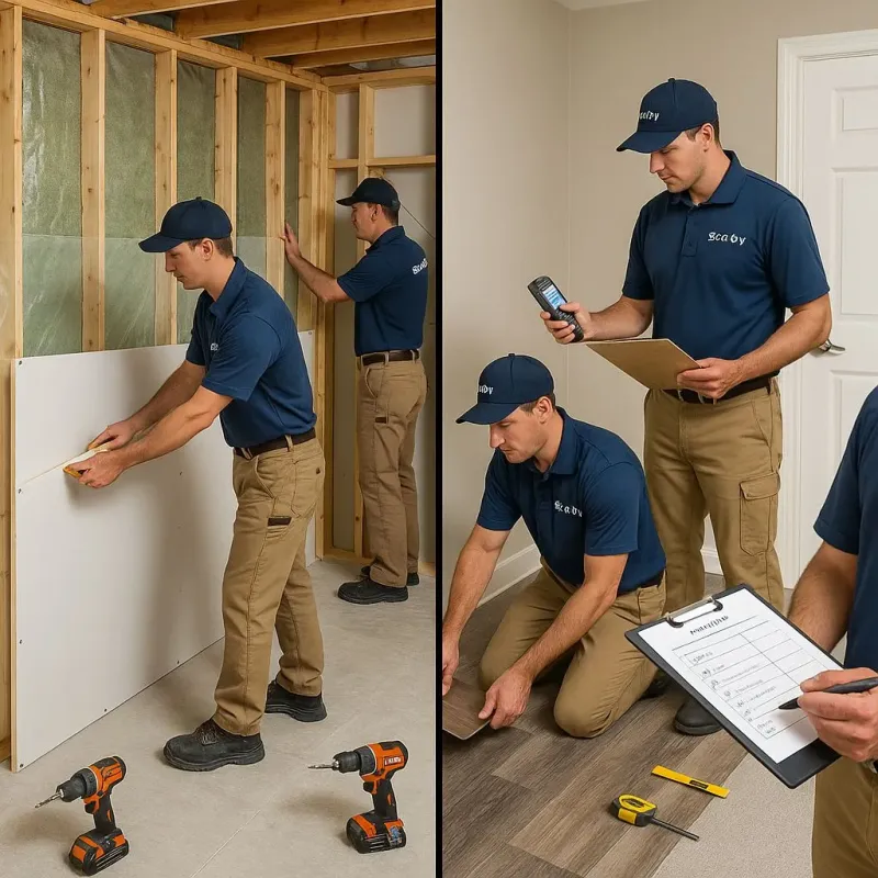 Repairs and Reconstruction process in Columbia County, WI